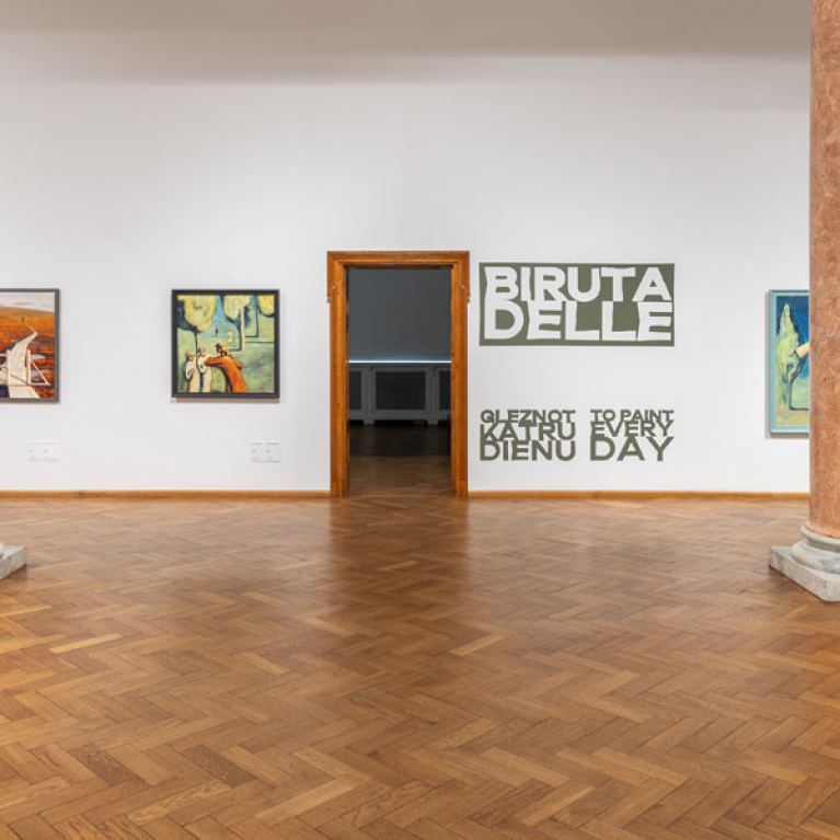 Biruta Delle exhibition "To Paint Every Day" is extended until April 28