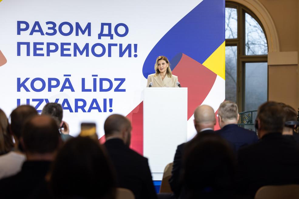Ukraine's First Lady Olena Zelenska Visits the LNMA. Photo: Anton Kulakowskiy