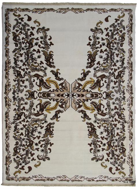 Rufat Ismayil. Carpet from the Nakhchivan collection. Wool, Turkic knotted pile weaving. Open Joint Stock Company Azerkhalcha. Donation to the Museum of Decorative Arts and Design / LNMA
