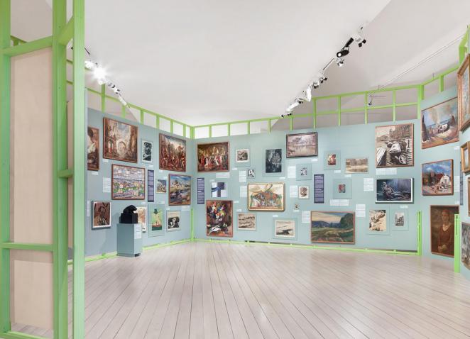 Exhibition room of the Malmö Art Museum