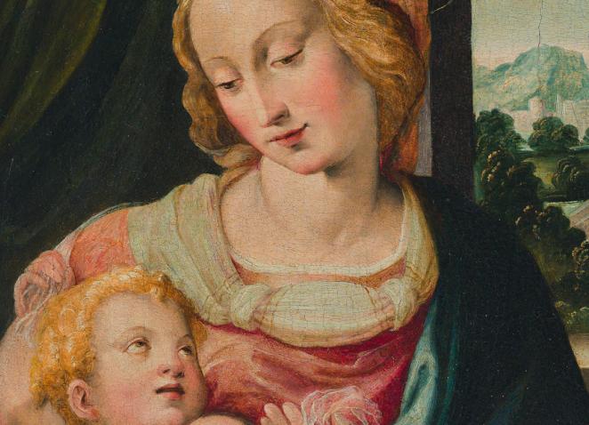Francesco Brina. Madonna And Child