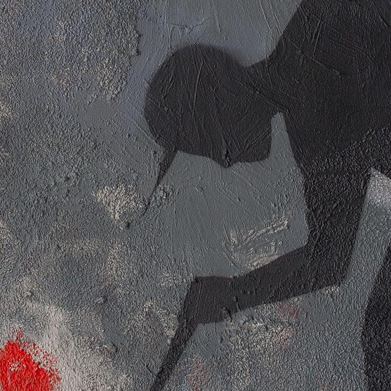 Sigita Daugule. Siena. Fragments no lielizmēra gleznas. 2024. Audekls, eļļa. Autores īpa&scaron;ums. Foto: Sigita Daugule