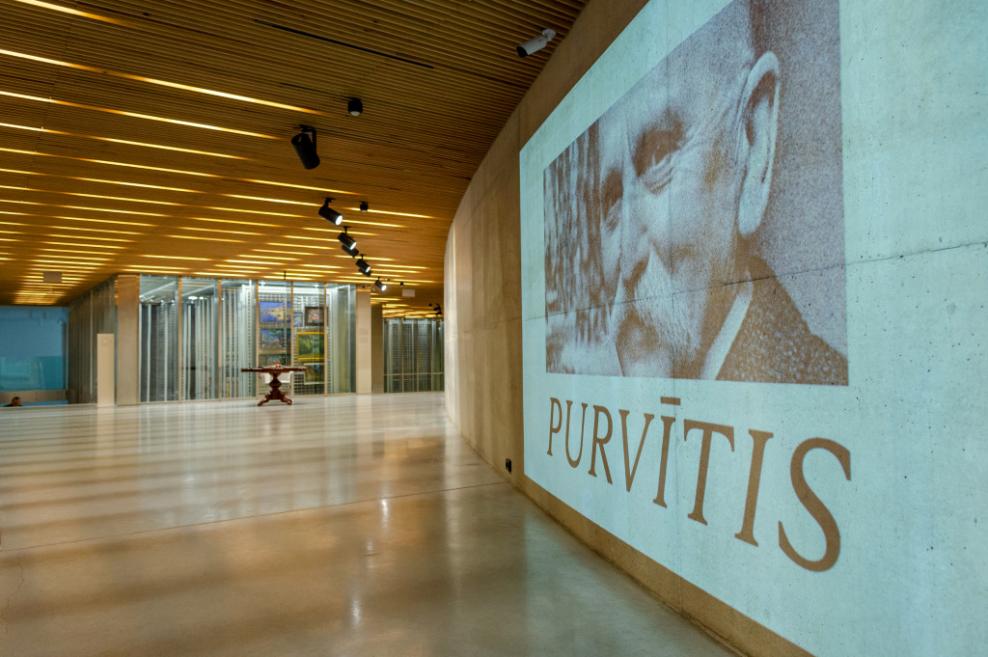 Izstādes &ldquo;PURVĪTIS&rdquo; ekspozīcija Latvijas Nacionālajā mākslas muzejā. Rīga, 2022. Foto: Valters Lācis