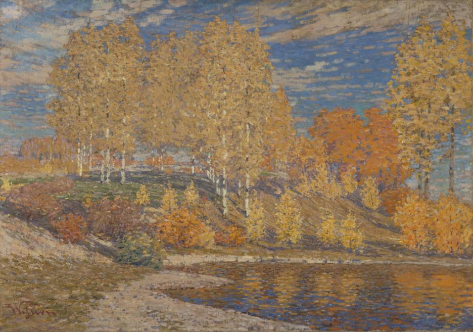 Vilhelms Purvītis. Autumn Sun (Autumn Gold). No later than 1910. 