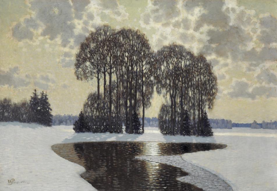Vilhelms Purvītis. Winter. Ca 1910. 