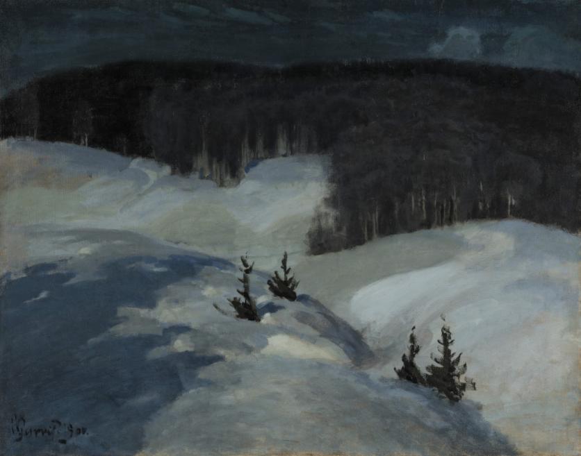 Vilhelms Purvītis. Ziemeļu nakts. 1900. 
