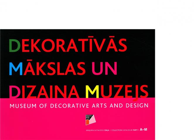 Museum of Decorative Arts and Design Collection catalogue. In two volumes