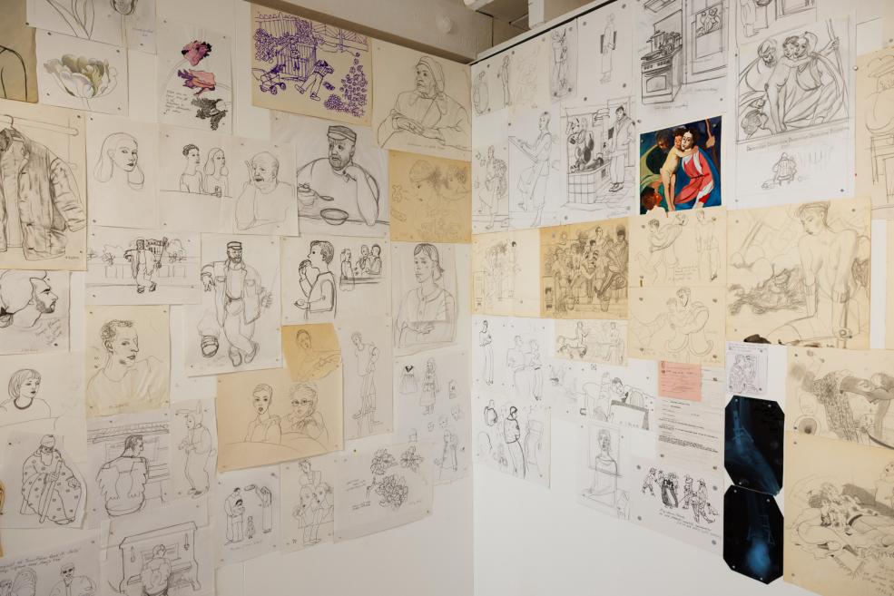 Drawings on the walls