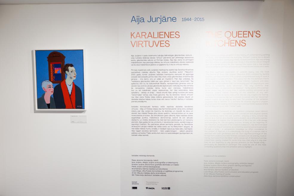 Description of the exhibition on the wall